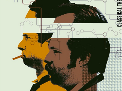 Sherlock Holmes and Watson poster sherlock theatre