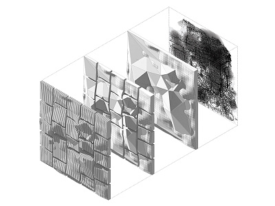 Datascape architecture data diagram furniture industrial design installation product design