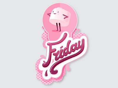 Friday marshmallow! friday marshmallow pink sweet