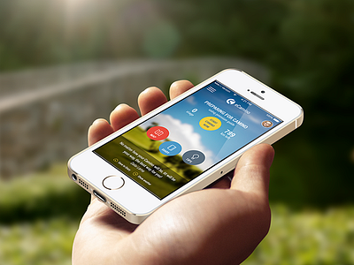 App concept for Camino de Santiago app camino ios