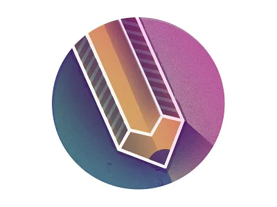 Icon Set (3 of 5) icon iconography illustration pencil texture vector vectorillustration