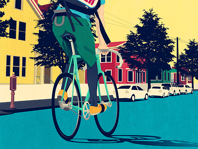 Fixie fixie illustration personal illustration