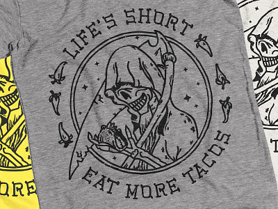 Tacos hand made reaper skull tacos texas type