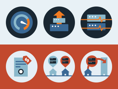 Infographic Illustrations cloud data center hosting icon icons illustration internap power