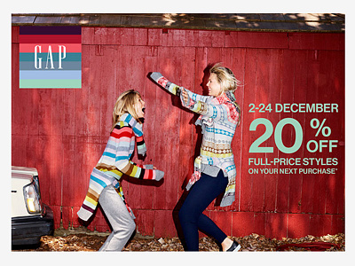 Gap Europe Holiday Box Stuffer box design fashion gap graphic stuffer typography ui web