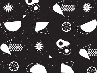 Tex-Mex Food Pattern avocado beans burrito corn distressed food icon lime pattern taco tex mex tortilla