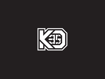 Kevin Durant Logo athlete basketball bold brand design identity logo logo design minnesota nba simple vector