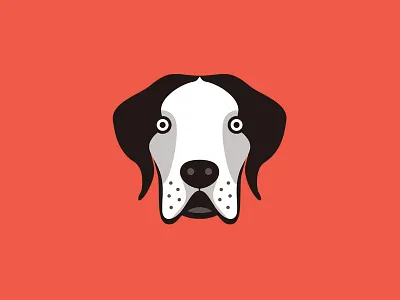 Neely — The Hound dog icon illustration vector