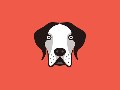 Neely — The Hound dog icon illustration vector