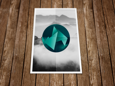 Poster Mockup mockup poster wood