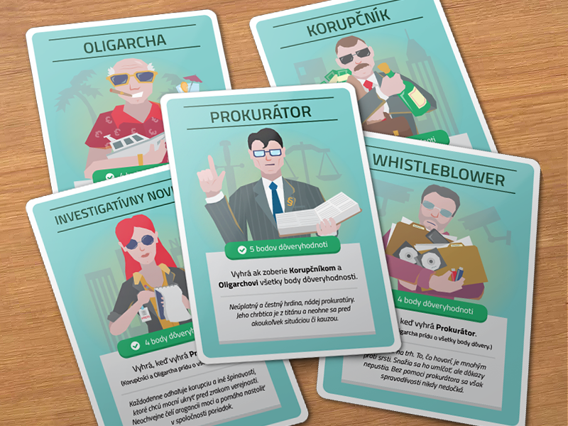 Cards Agains Corruption cards corruption flat illustration