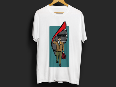 Canoe T Shirt 2 illustration