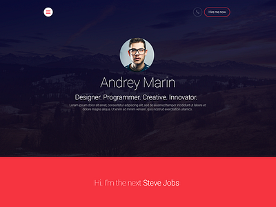 MyWALL Theme, Resume/CV css cv design html javascript resume template theme vcard wall web website