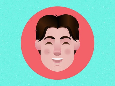 Dan Avatar avatar cartoon color hair illustration smile