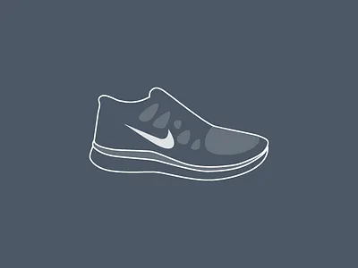 Nike Running Shoe illustration nike running shoe sneaker vector