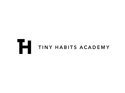 Tiny Habits Academy academy behavior bjfogg brand habits logo tiny