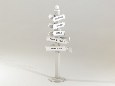 Signs 3d 4d c4d design