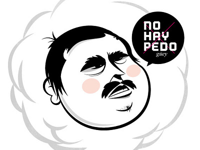 No hay pedo illustration mexico vector