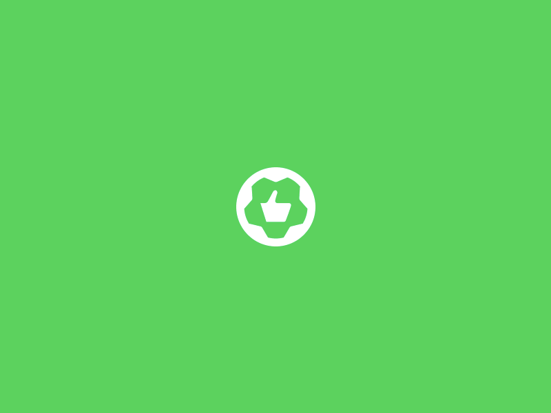 FYoN animation branding football logo symbol thumbs down thumbs up