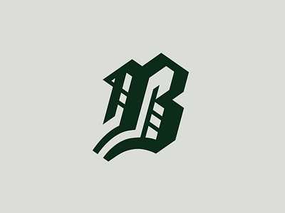 blackletter B b blackletter lettering