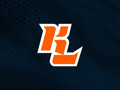 Personal Logo for NFL player Kyle Long bears brand chicago football logo navy nfl orange sports type