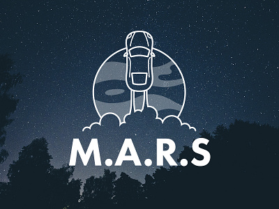 M.A.R.S Logo car logo logo design mars planet space