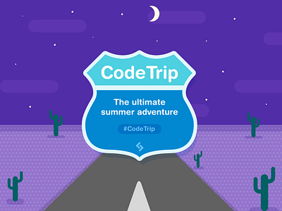 CodeTrip - Twilight Desert illustration