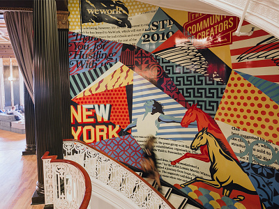 Bryant Park Mural art mural nyc wework