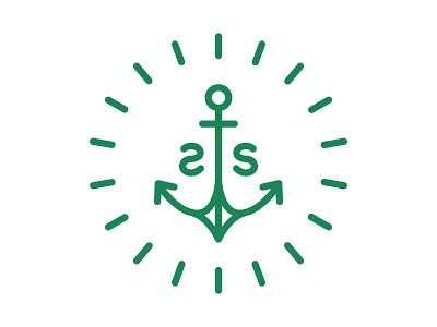 Saratoga Shores Anchor Icon badge graphic design iconography illustration