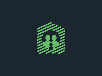Safe Family (Trygg Familie) Logo control family home house logo norway safe safety security