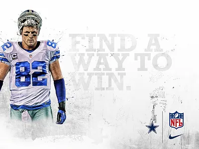 Dallas Cowboys Finish The Fight Jason Witten cowboys dallas design football nfl nike retouching sports witten