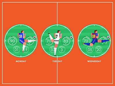 Dribble Watchface #01 dribble footballplayers googleplay neroya smartwatch watch face watchmaster