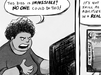 Tunbrolem Book One Page Six comic comics gaming greyscale tunbrolem webcomic webcomics