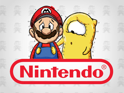 @Nintendo 3ds illustration logo mario nds nintendo periscope red wii