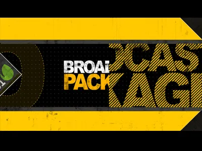 Grunge Broadcast Package broadcast package envato grunge strong transition video hive yellow