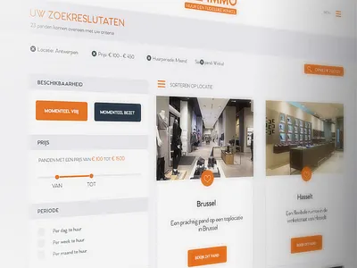 Shopup Immo logo design mockup ux design webdesign