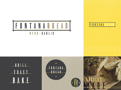 Fontana Bread Logo 3 brand bread logo rebrand