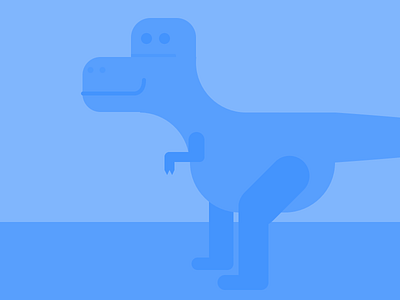 Text Rex dino dinosaur illustration recommendation restaurant sms