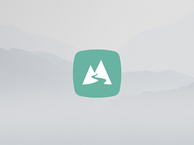 Traillust Avatar Reversed branding icon illustration logo logomark mountains vector