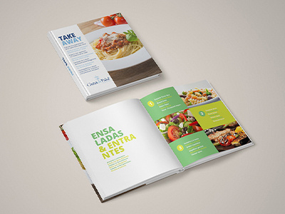 Mockup Take Away Big design editorial