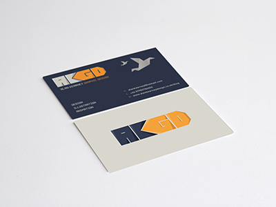 AKGD Business Card akgd business card graphic design logo design