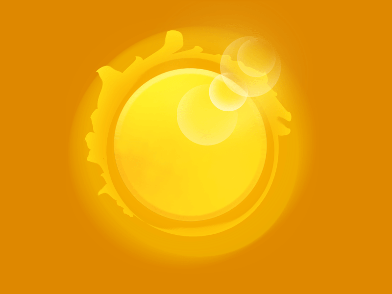 Animated sun icon animation app burning gif hot icon illustration sunny sunray temperature weather