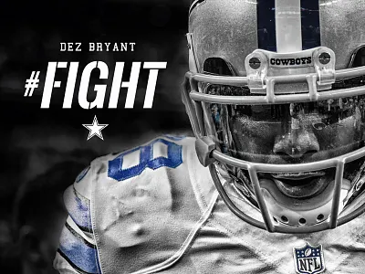 Dez Bryant #Fight Social Media Graphic 88 bryant cowboys dallas dez football nfl nike