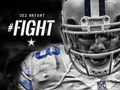 Dez Bryant #Fight Social Media Graphic 88 bryant cowboys dallas dez football nfl nike