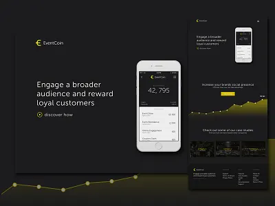 Eventcoin Website Preview app eventcoin header landing product
