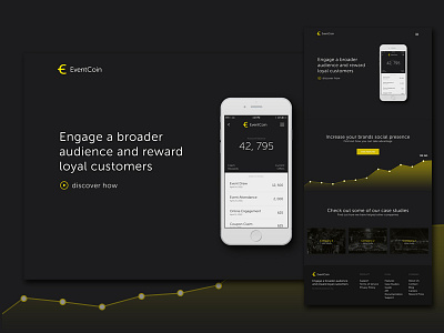 Eventcoin Website Preview app eventcoin header landing product