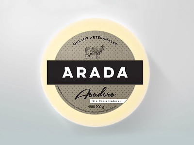 Arada Artisanal Cheese artisanal cheese dairy label package product branding wip