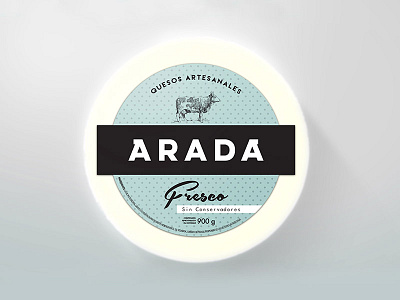 Arada, Artisanal Cheese artisanal cheese dairy label package product branding wip