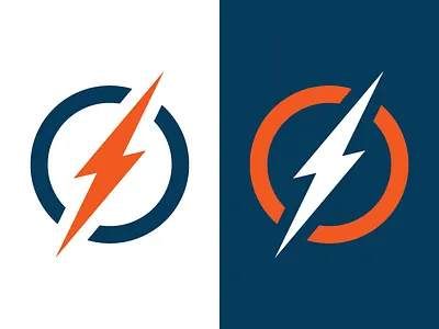 Blitz Media Design Logo blitz media design lightning bolt logo