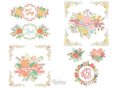 Florals adobe design floral free vector wreath